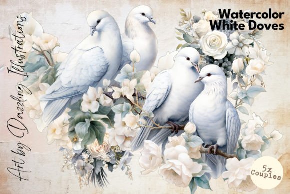Pastel White Watercolor Dove Couples: A Designer’s Honest Review