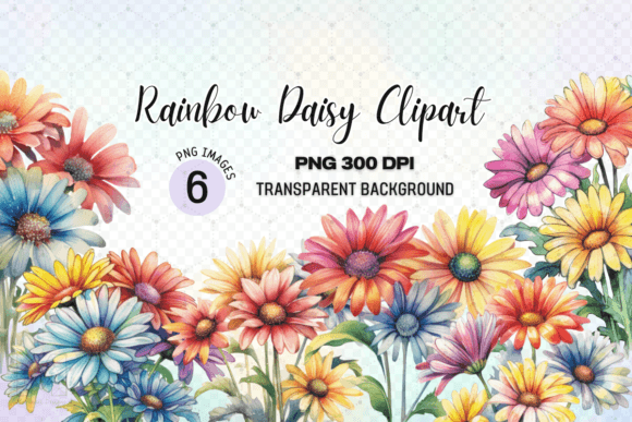 Rainbow Daisy Watercolor Clipart: A Designer’s Real-World Embroidery Test