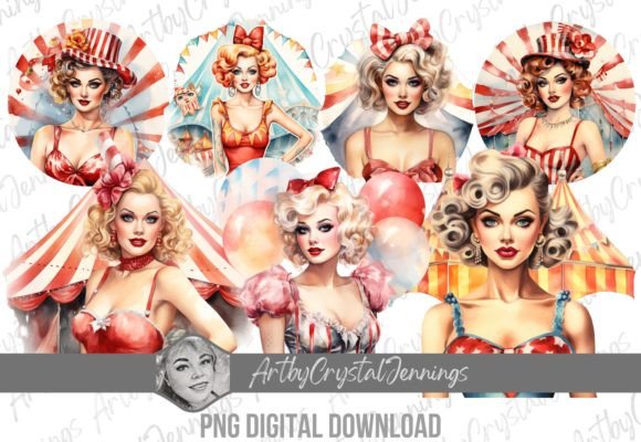 Vintage Circus Pin Up Girl Watercolor: A Designer’s Real-World Embroidery Review