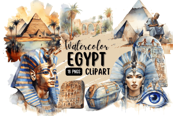 Watercolor Egypt Clipart for Ancient Egypt Illustrations: A Seller’s Real-World Review