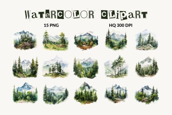 Watercolor Mountain Path Clipart for Crafting: A Practical Review for Real Makers