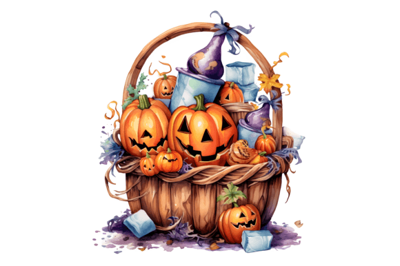 Watercolor Pumpkin Basket: A Designer’s Review for Real Client Projects