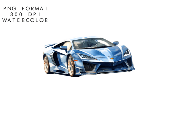 Watercolor Supercars Illustrations: A Fresh Editorial Design Asset for Content Publishers